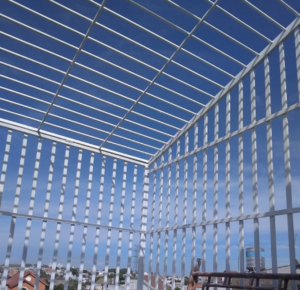 Thi Công Khung Bảo Vệ Tầng Thượng Tại Thủ Dầu Một