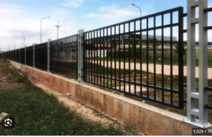 Thi Công Hàng Rào Khung Thép Tại Kcn Mỹ Phước 3