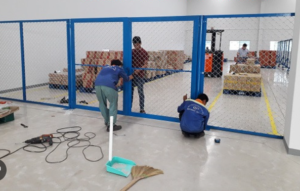 Thi Công Hàng Rào Lưới B40 Cho Nhà Kho